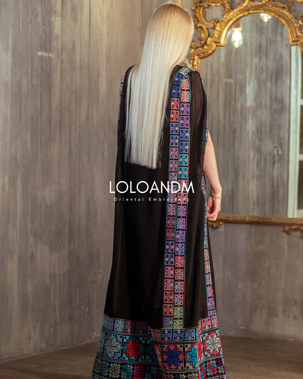 Elegant Embroidered Bisht