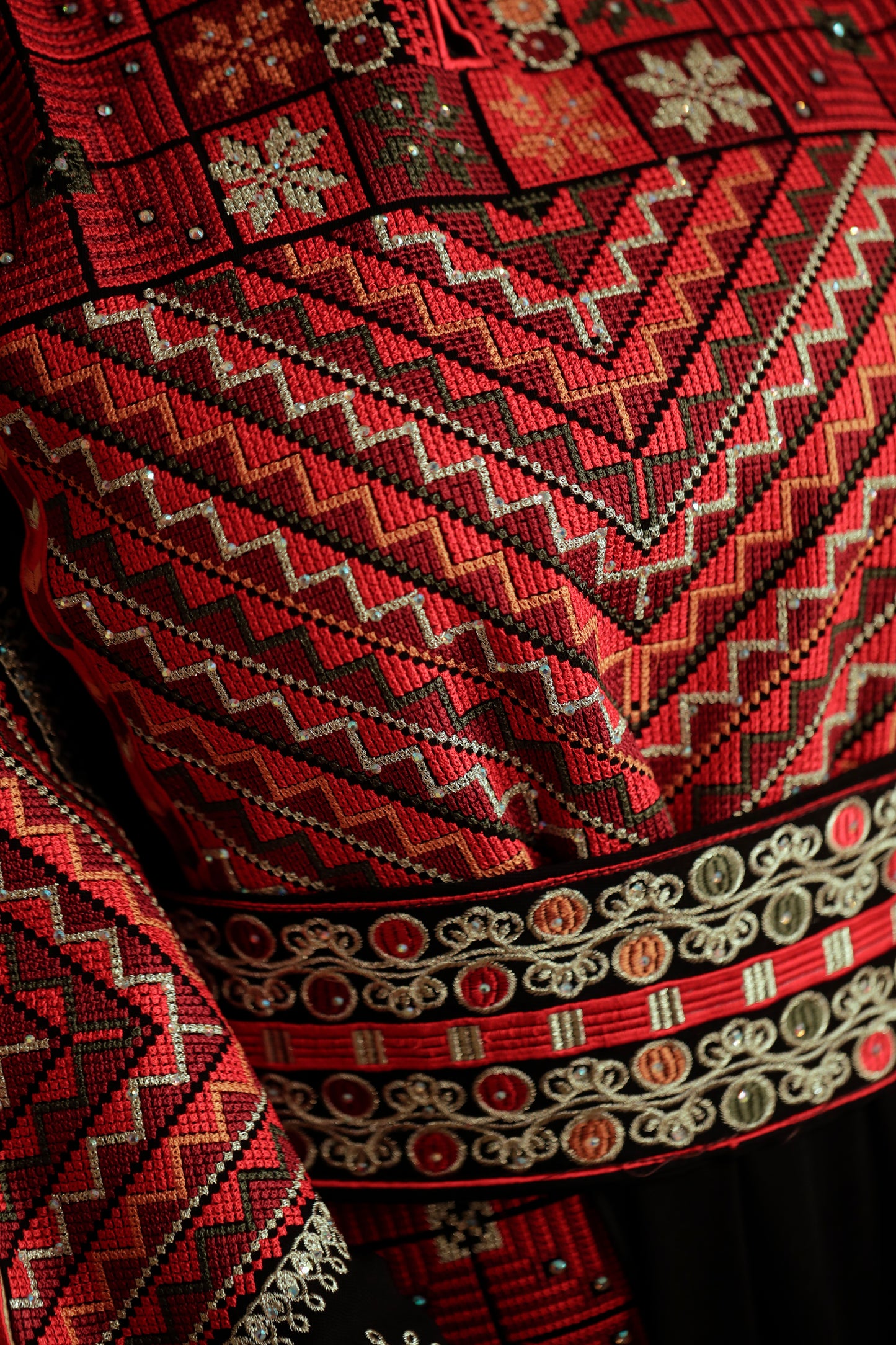 Palestinian embroidered Thob