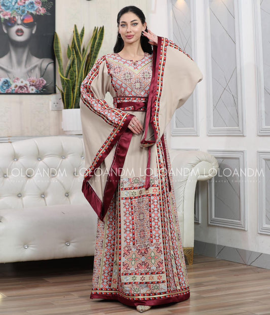 Chic Embroidered Thob