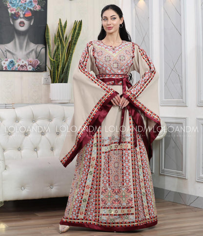 Chic Embroidered Thob
