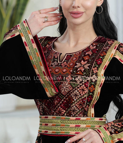 Traditional Velvet Thob