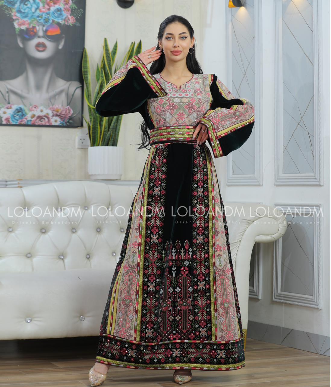 Traditional Velvet Thob