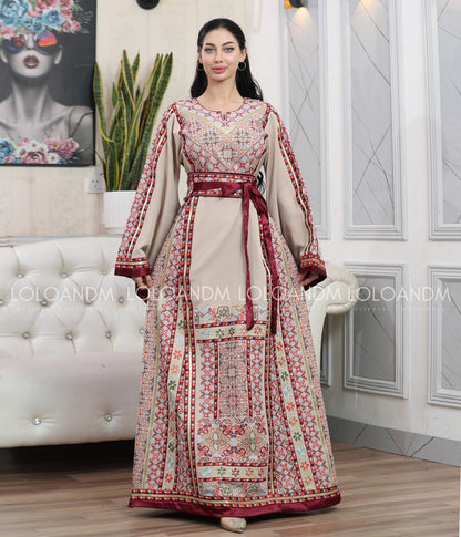 Chic Embroidered Thob
