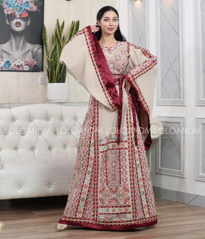 Chic Embroidered Thob