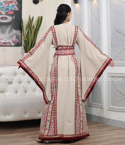 Chic Embroidered Thob