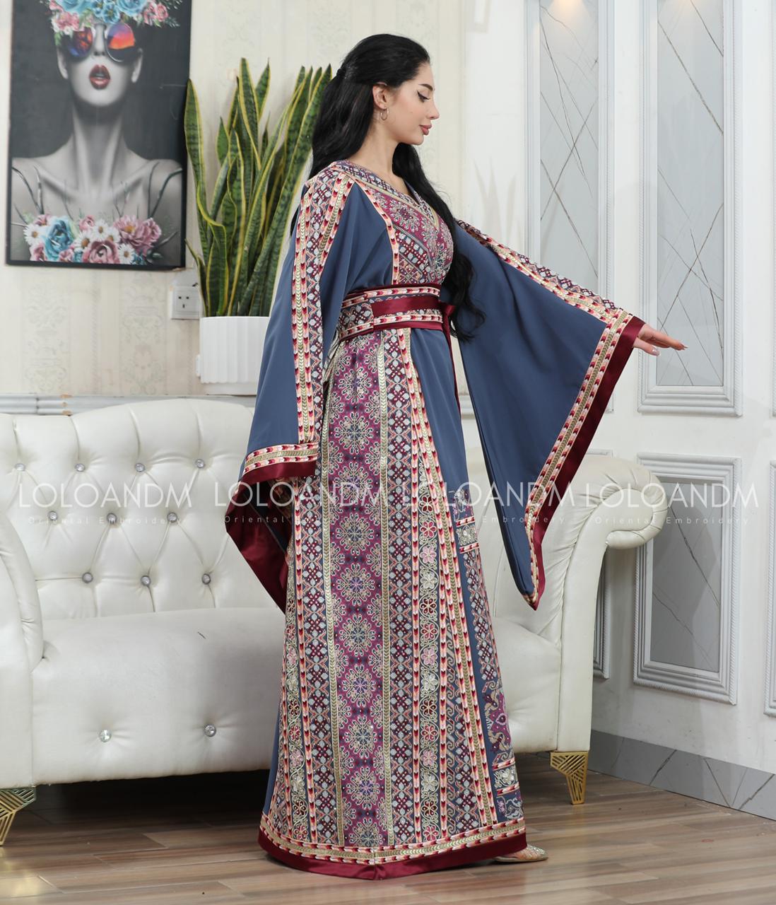 Chic Embroidered Thob