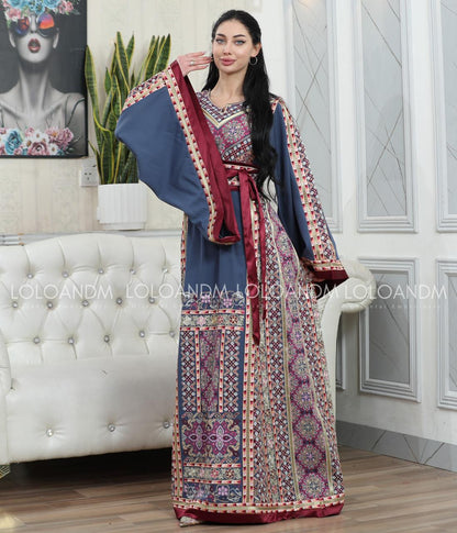 Chic Embroidered Thob