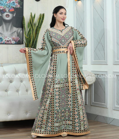 Chic Embroidered Thob