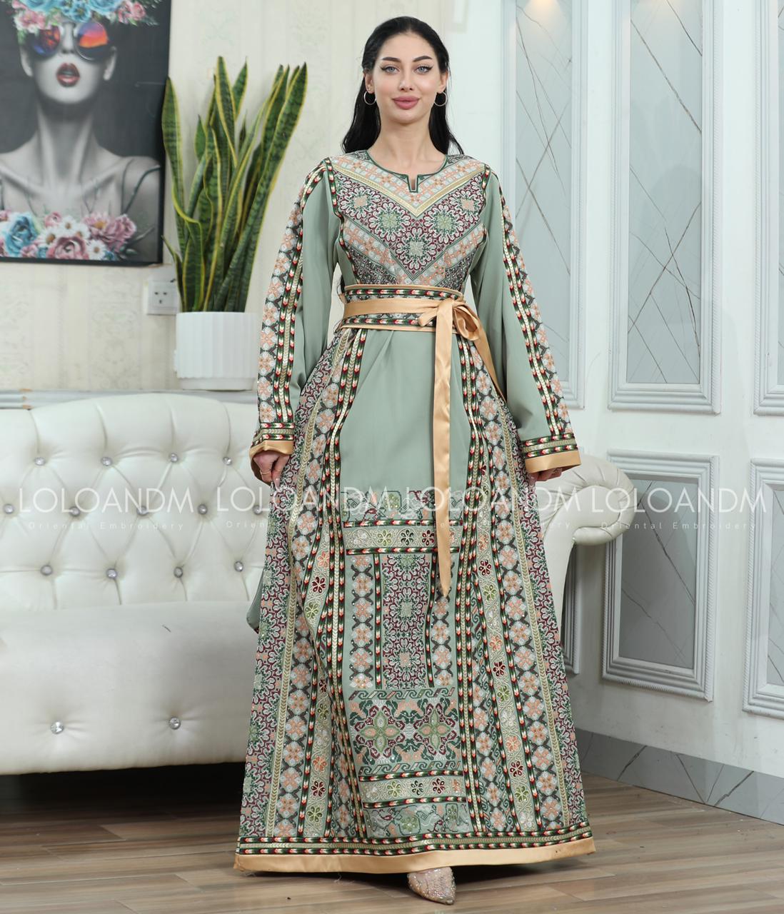 Chic Embroidered Thob
