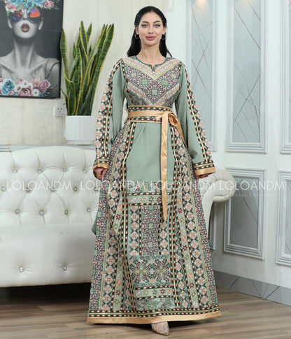 Chic Embroidered Thob