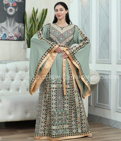 Chic Embroidered Thob