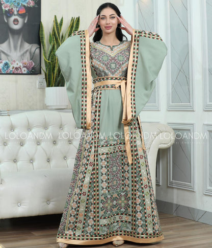Chic Embroidered Thob