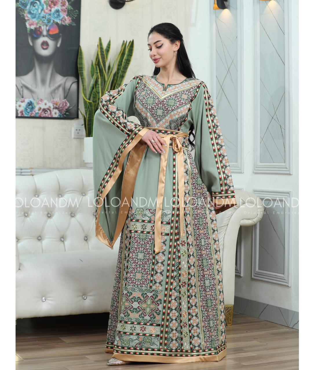 Chic Embroidered Thob