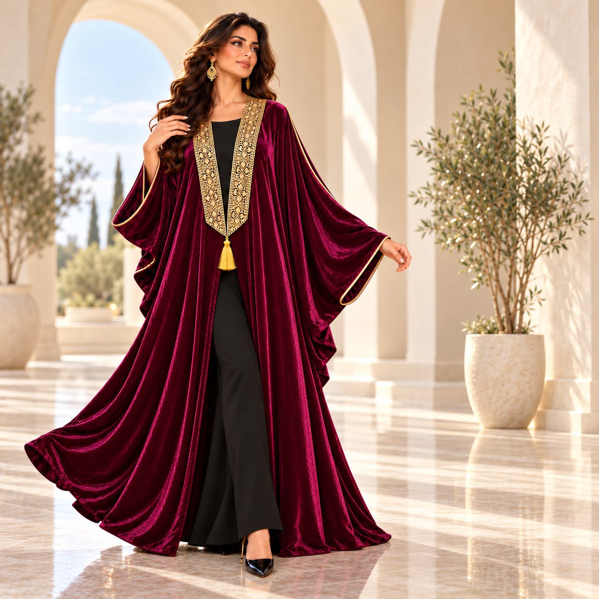 VELVET ABAYA - ROYAL THREADS