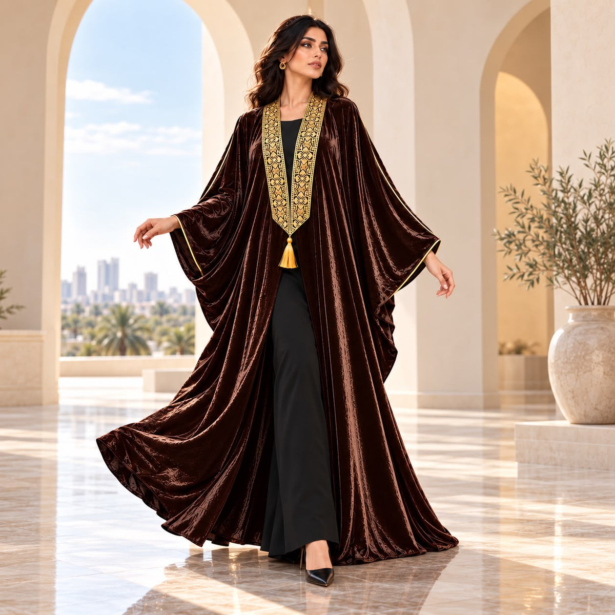 VELVET ABAYA - ROYAL THREADS