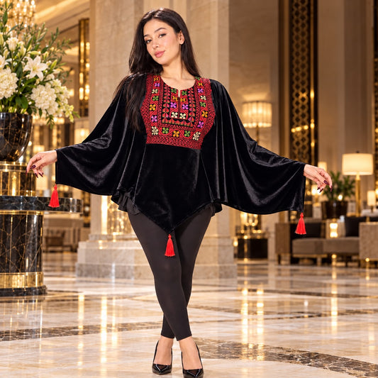 VELVET BLOUSE - ROYAL THREADS