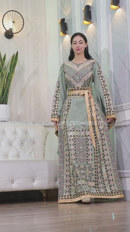 Chic Embroidered Thob