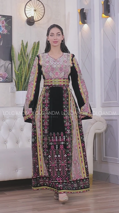 Traditional Velvet Thob