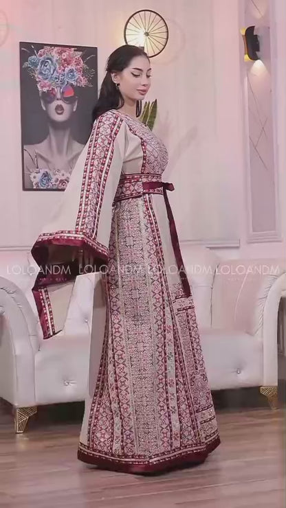 Chic Embroidered Thob