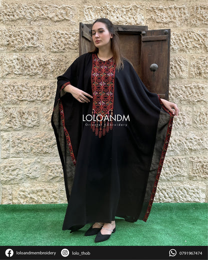 Butterfly abaya